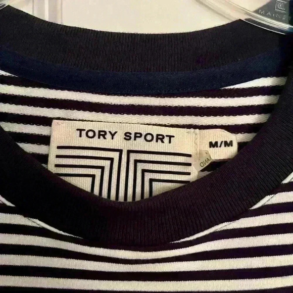 Tory Burch (Tory Sport) Striped T-Shirt Dress - Picture 3 of 3